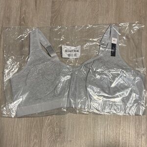 Addition Elle Light Gray Sports Bra